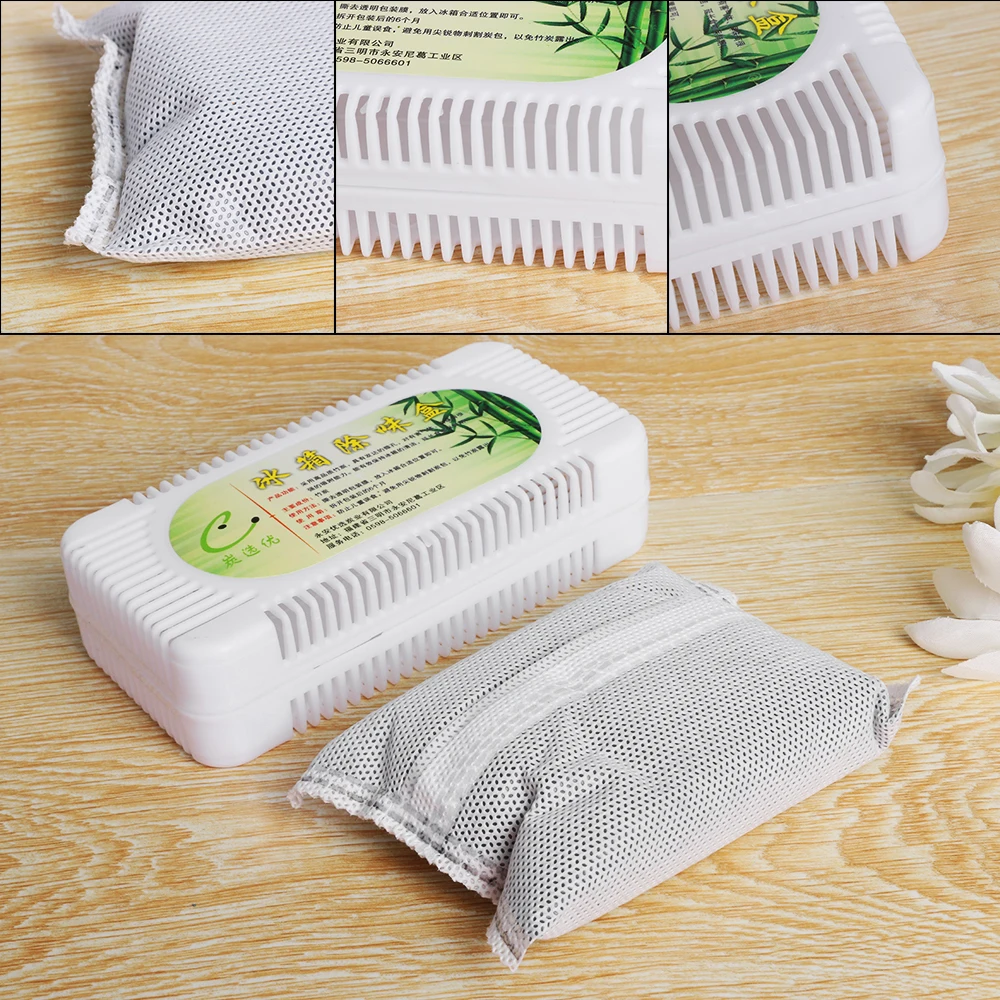 

New Air Purifier Refrigerator Deodorant Freezer Deodorizer Bamboo Charcoal Activated Carbon Box Smell Remover Home Accessories