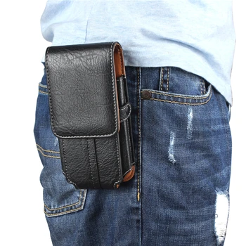 

Multifunction Stone Pattern PU Leather Case For iphone 8 Smartphone 4.7" Cover Mountaineering Hook Loop Belt Pouch Sport Bags