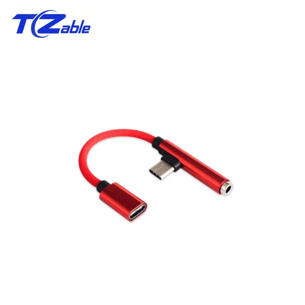 

Type-C To USB Audio Adapter Type-C 3. 5MM Auxiliary Headphone Jack Audio Conversion Adapter For Samsung For Huawei Adapter Cable