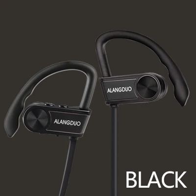 ALANGDUO G7 Plus Спортивный Bluetooth-наушник для ушей Беспроводные наушники V4.1 Гарнитура 3bluetooth наушники наушники беспроводные - Цвет: Black