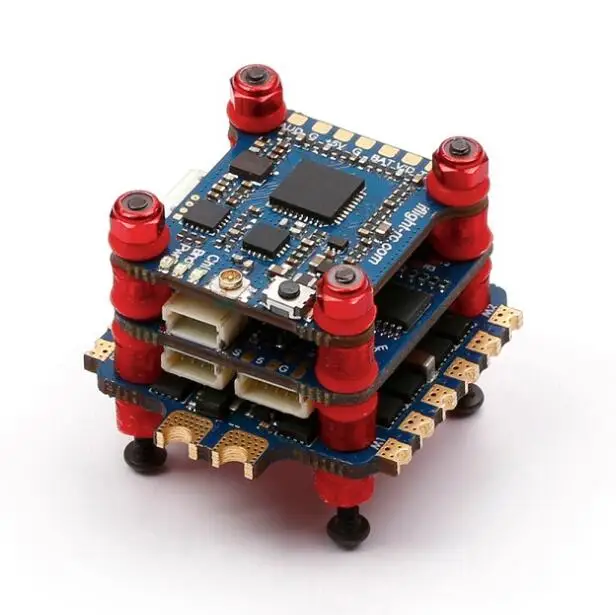 4-в-1 succex F4 мини игровые Джойстики+ 35A Blheli_32 2-6S ESC+ 5,8G 25/100/200 мВт Smartaudio VTX 2 3 слоя летать башня для FPV RC - Цвет: 3 layers