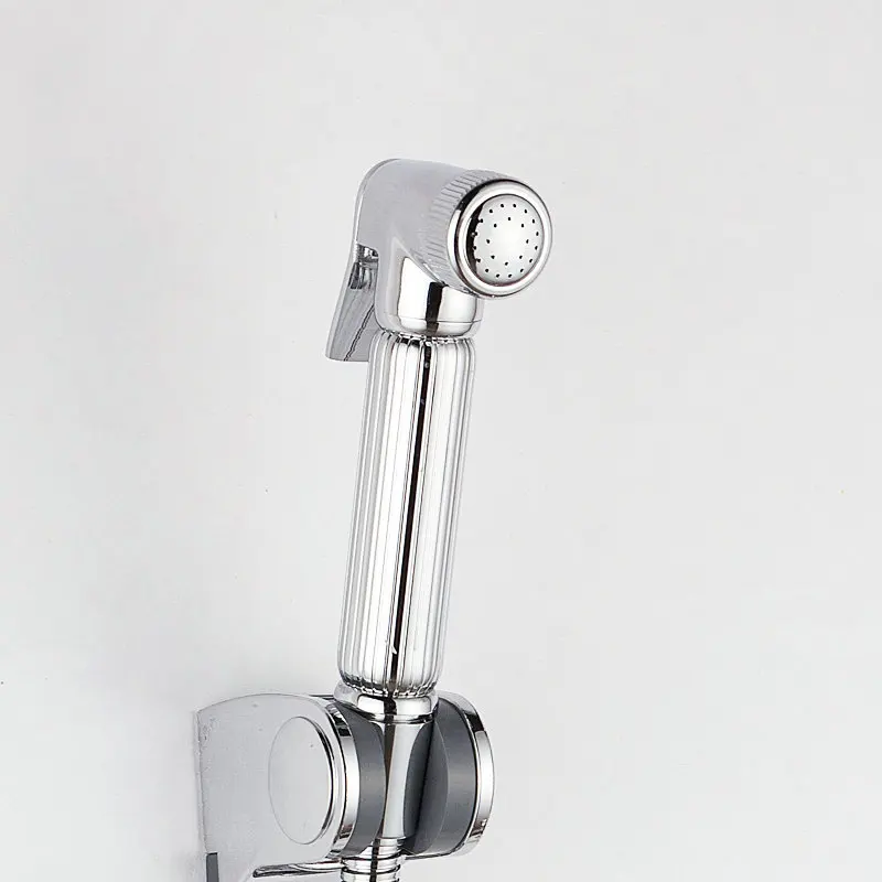 Chrome Polished Brass Spray Gun Bidet Shower Toilet Faucet Mixer Tap Hand Shower Headshower