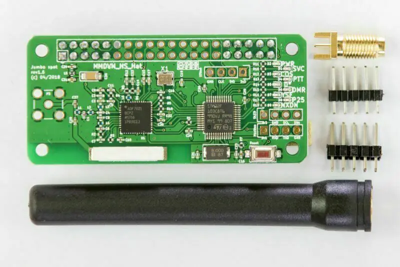 NEW Portable Size OLED Display Aluminum Signal Receiver MMDVM hotspot Support P25 DMR YSF + raspberry pi +OLED +Aerial+ Case hot