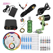 Tatoo Ensemble A Tatouer роторные тату-машинки, набор, татуировки, лучшие наборы, макияж, тату-педаль, набор, профессиональные татуировки, иглы-наконечники