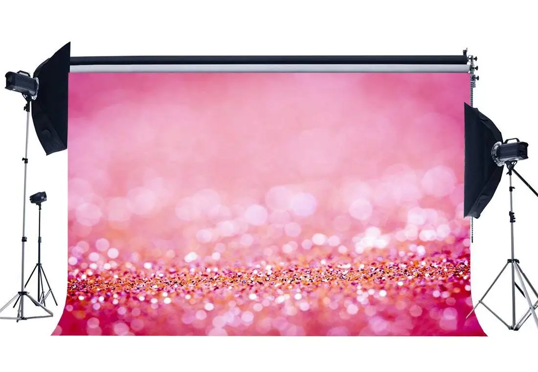 Фон Bokeh с блестками и романтическое украшение фон для фотосъемки девочек