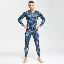 Мужские костюмы rashguard компрессионные для ММА одежда мужской спортивный костюм набор фитнес Леггинсы мужские футболки Термобелье Базовый Слой