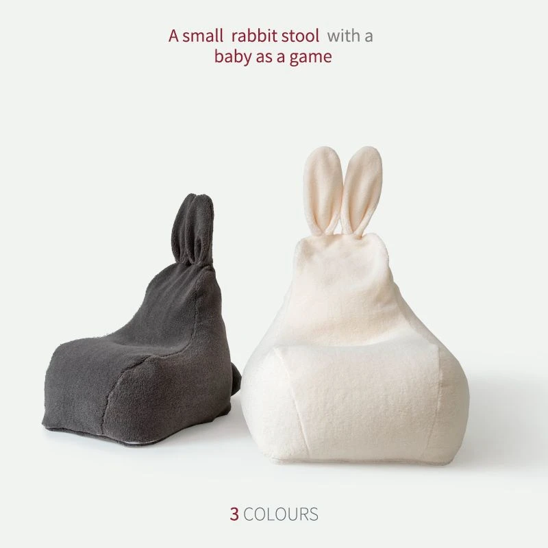 

Dorimytrader Children's lazy sofa baby bunny bedroom tatami beanbag kids lazy Chair cute creative rabbit sofa toy gift