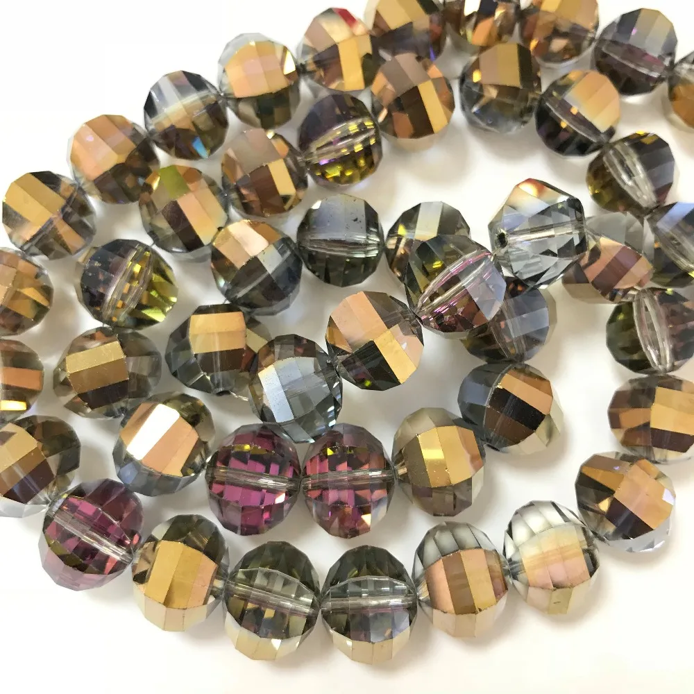 

50pcs 14mm watermelon Bicone Austria Crystal beads Charm loose spacer Beads for DIY Earrings necklace hadicraft bracelet jewelry