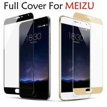 9H Color Full Cover Tempered Glass for MEIZU M3S Mini M5S M5 Note M5C MX6 M6 Note Screen Protector for Meizu M3E M3 Note Pro 6 7