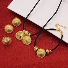 Эфиопские Новые Ювелирные наборы Эритрейская помолвка невесты Свадебный хабеша Роскошные ювелирные изделия Африка