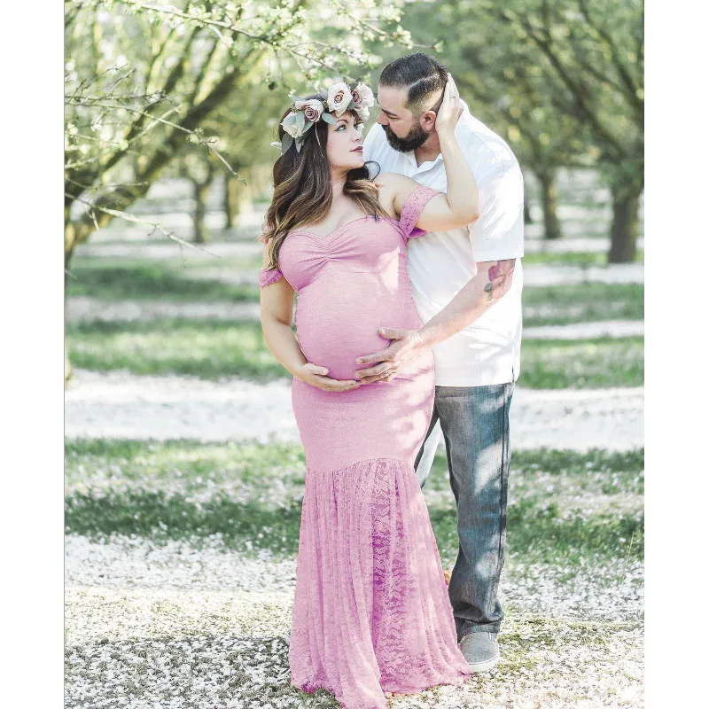 Maternity Lace Dress for Maternity Photography