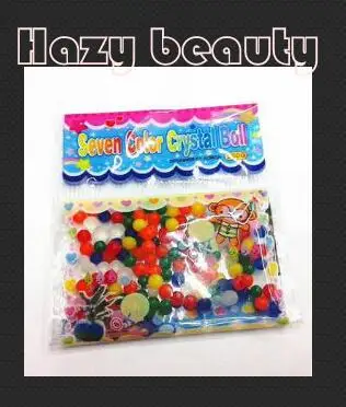 

10bags seven color Crystal ball water beads growing water balls