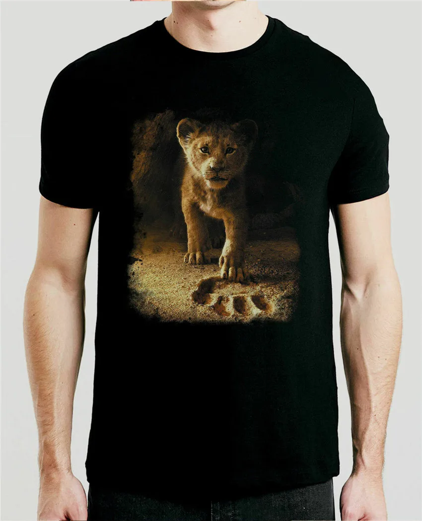 

The Lion King 2019 Movie T-Shirts M-3XL US 100% Cotton Men's Classic Anime New Festive Tee Shirt