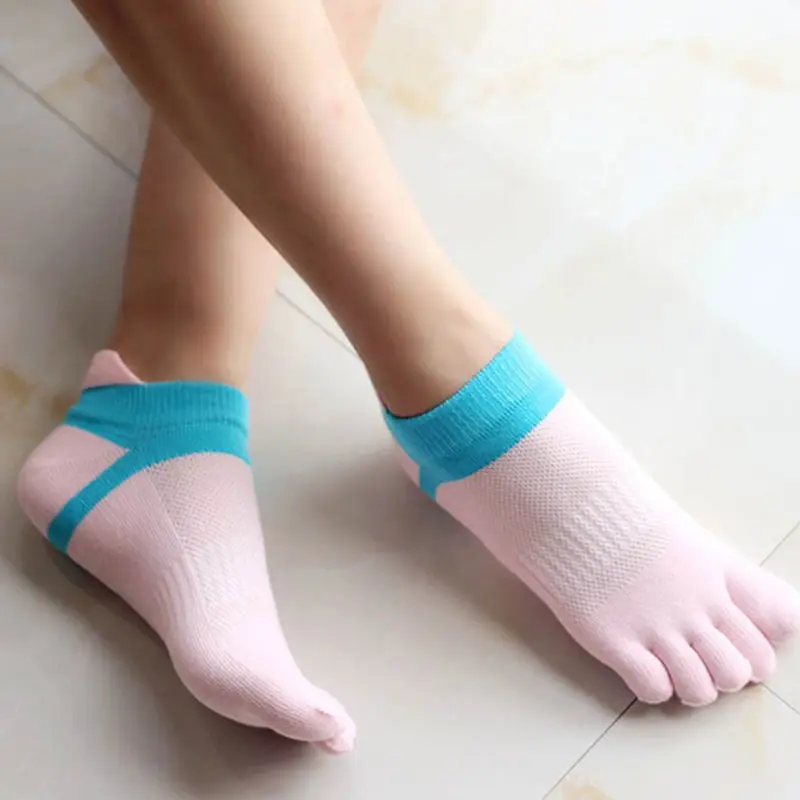 8 Colors Casual Toe Sock 1 Pairs Five Finger Sockss Breathable Calcetines Ankle Socks Summer New Womens Socks Cotton Meias