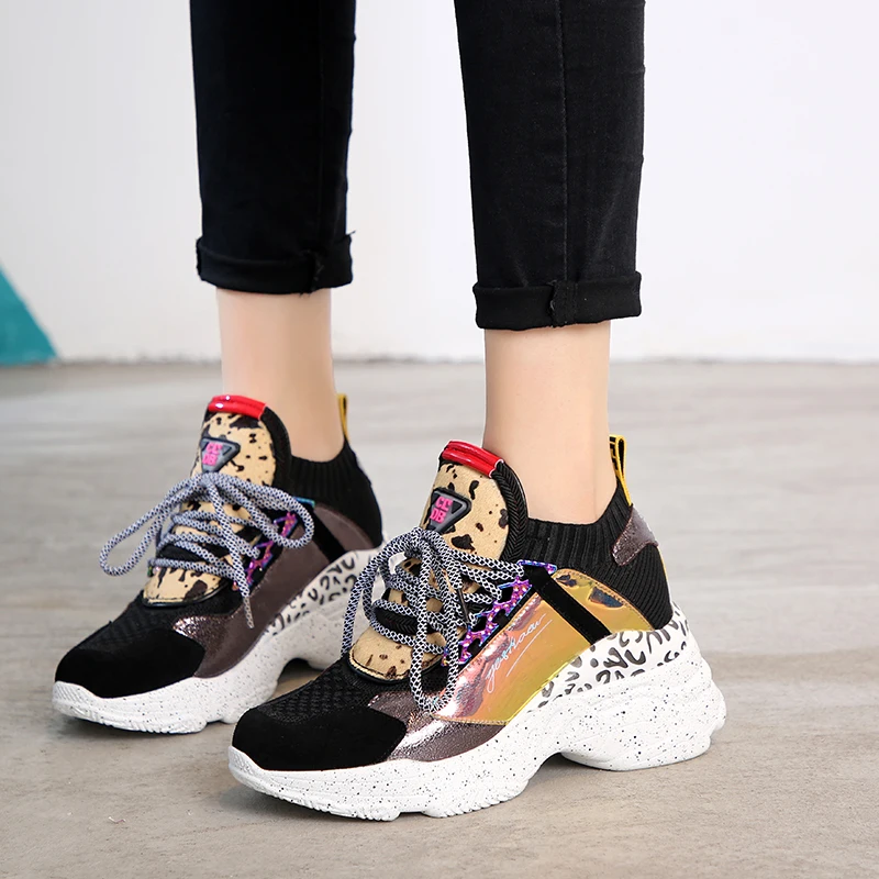 

New Spring Genuine Cow Leather Sneakers Female Lace Up Horsehair Decoration Casual Shoes For Ladies Shoes Woman Drop Shipping
