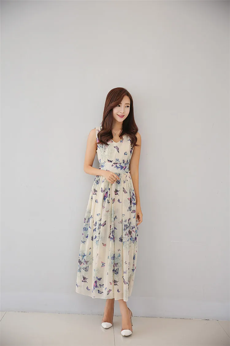 MSSNNG Sexy Women Summer Dress Maxi Long Chiffon Beach Dresses Loose Casual Butterfly Printed Dress Slim Brand Vestidos PlusSize XXXL (12)