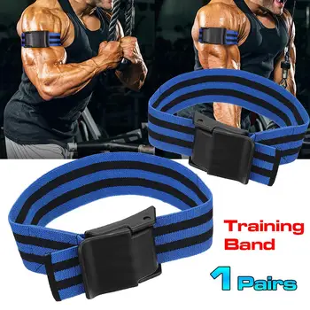 

2Pcs Fitness Gym Arm Muscle Strap Blood Flow Restriction Occlusion Traing Belt