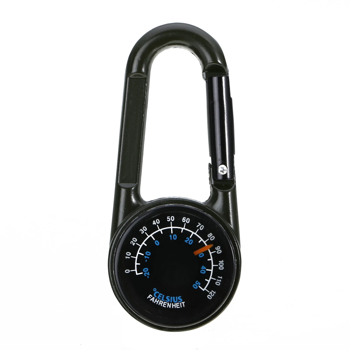 1PC Metal font b Mini b font 3 in 1 Carabiners Compass Thermometer Sporting Outdoor Key