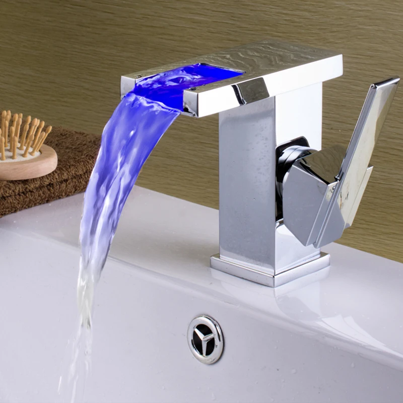 

Superfaucet LED Faucet,Faucet Bathroom,Sink Faucet,Waterfall Faucet,Bathroom Tap,Water Tap Bathroom HG-1205DA