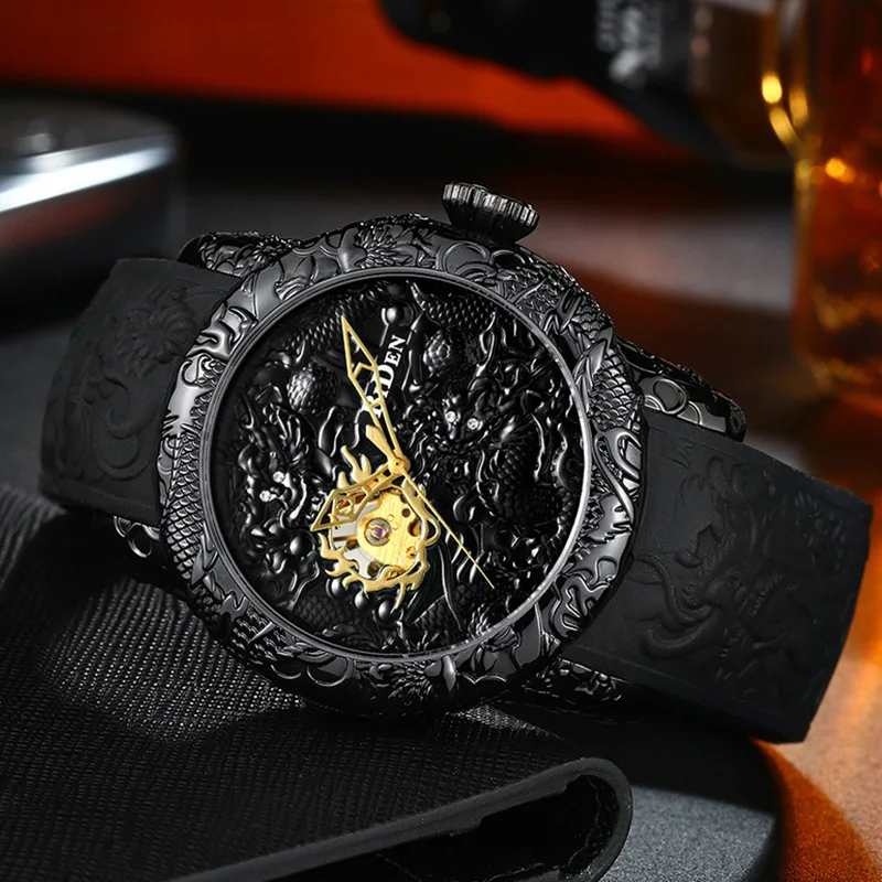 2019 الأزياء التلقائي الميكانيكية الرجال الساعات الذهب التنين النحت ساعة معصم أعلى العلامة التجارية الفاخرة ساعة للماء الرياضة الساعات 2019 الأزياء التلقائي الميكانيكية الرجال الساعات الذهب التنين النحت ساعة معصم أعلى العلامة التجارية الفاخرة ساعة للماء الرياضة الساعات