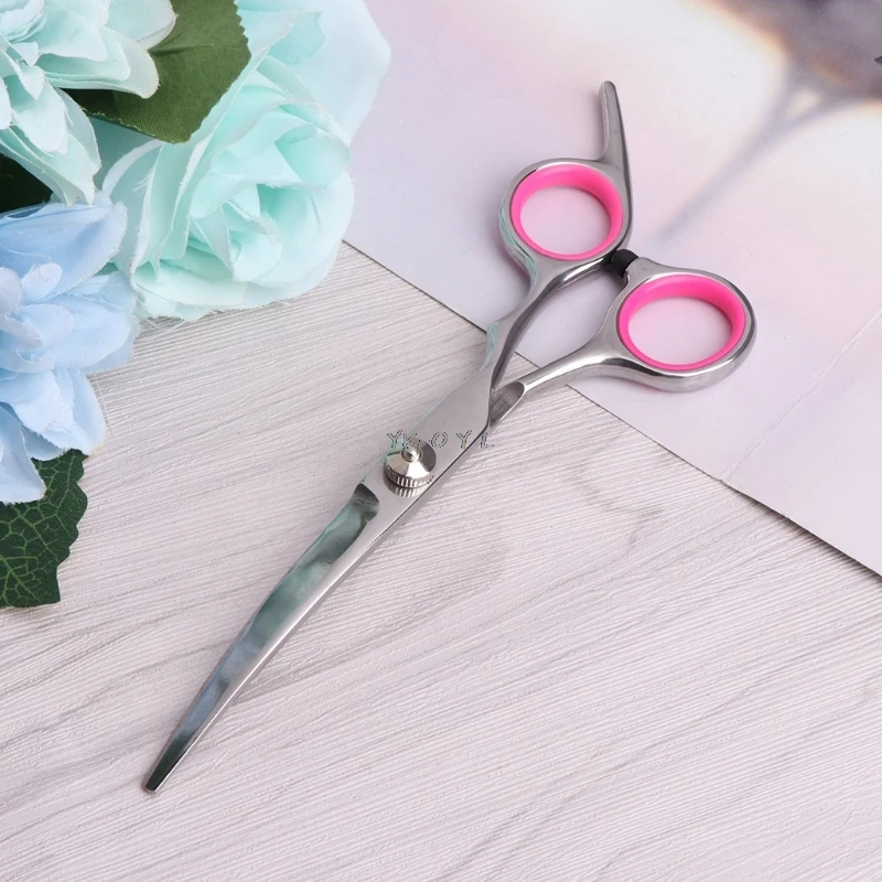 

6" Stainless Steel Pet Gromming Curved Blade Scissors Dog Cat Cutting Hair Scissors Barber