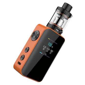 

Authentic KangerTech Vola 100W TC Kit 1.3" TFT Screen 2000mAh with 4ml Tank R2-OCC NiCr 0.4 ohm Coil - Orange