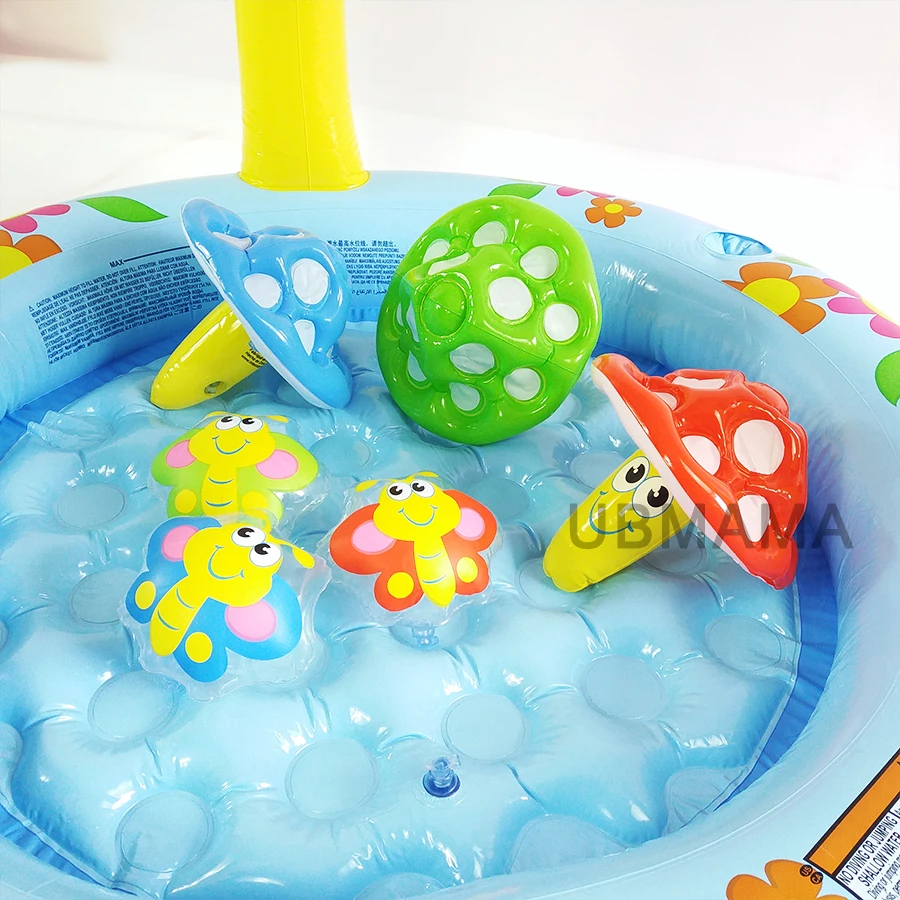 Sammie1994 Acheter Enfants Gonflable Piscine Avec Bebe Auvent Bassin Champignon Jeux D Eau Pas Cher Prix