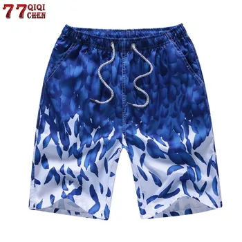 

New 2020 Men's Casual Loose Floral Print Board Shorts Men Quick-drying Loose Boardshorts Breathable Summer Fashion Beach Shorts