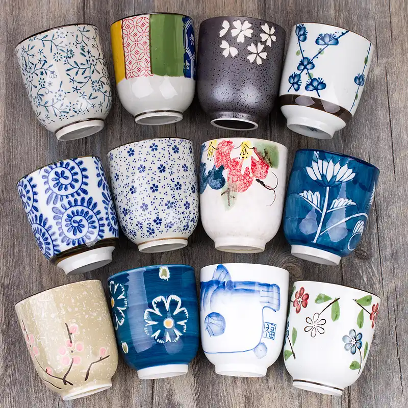 TANGPIN black crockery japanese ceramic tea cup for puer teacups