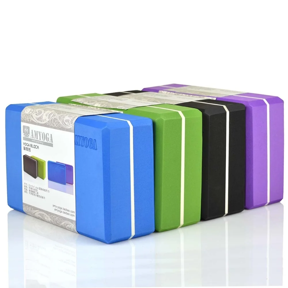 

High Density Pro 250g hard EVA brick yoga Block Blocks Exercise Pilates foam gym exercise indoor Fitness