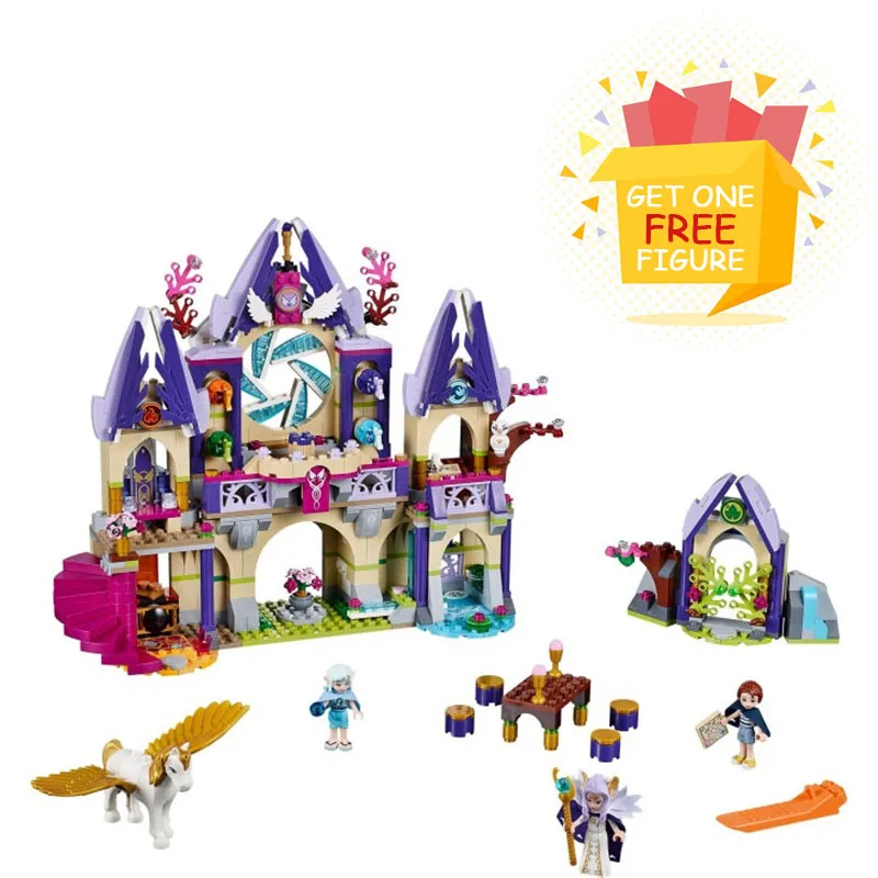 

Bela Pogo Compatible Legoe Friends 809pcs Elves Skyra's Mysterious Sky Castle Girls Building Blocks Bricks toys for children