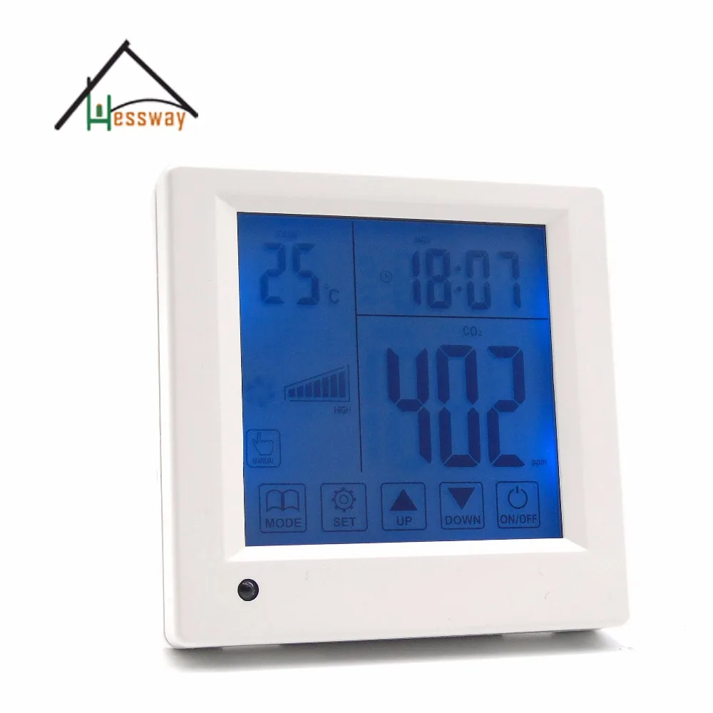 

Time Programming air quality monitor co2 with Controller Three-speed ventilator