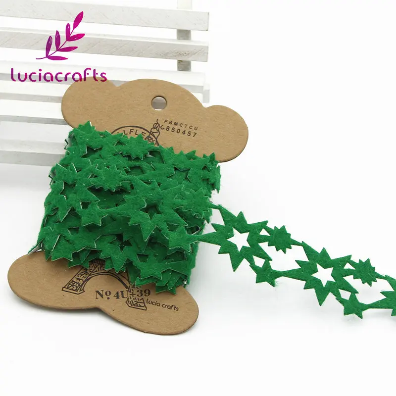 Распродажа! Lucia Crafts 2 ярда/партия ручная работа лента отделка кружево Рождество