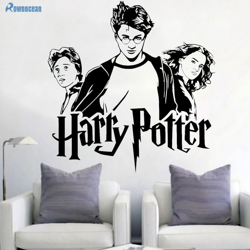 Harry Potter Portrait Wall Sticker Hermione Granger Ron Weasley Wall