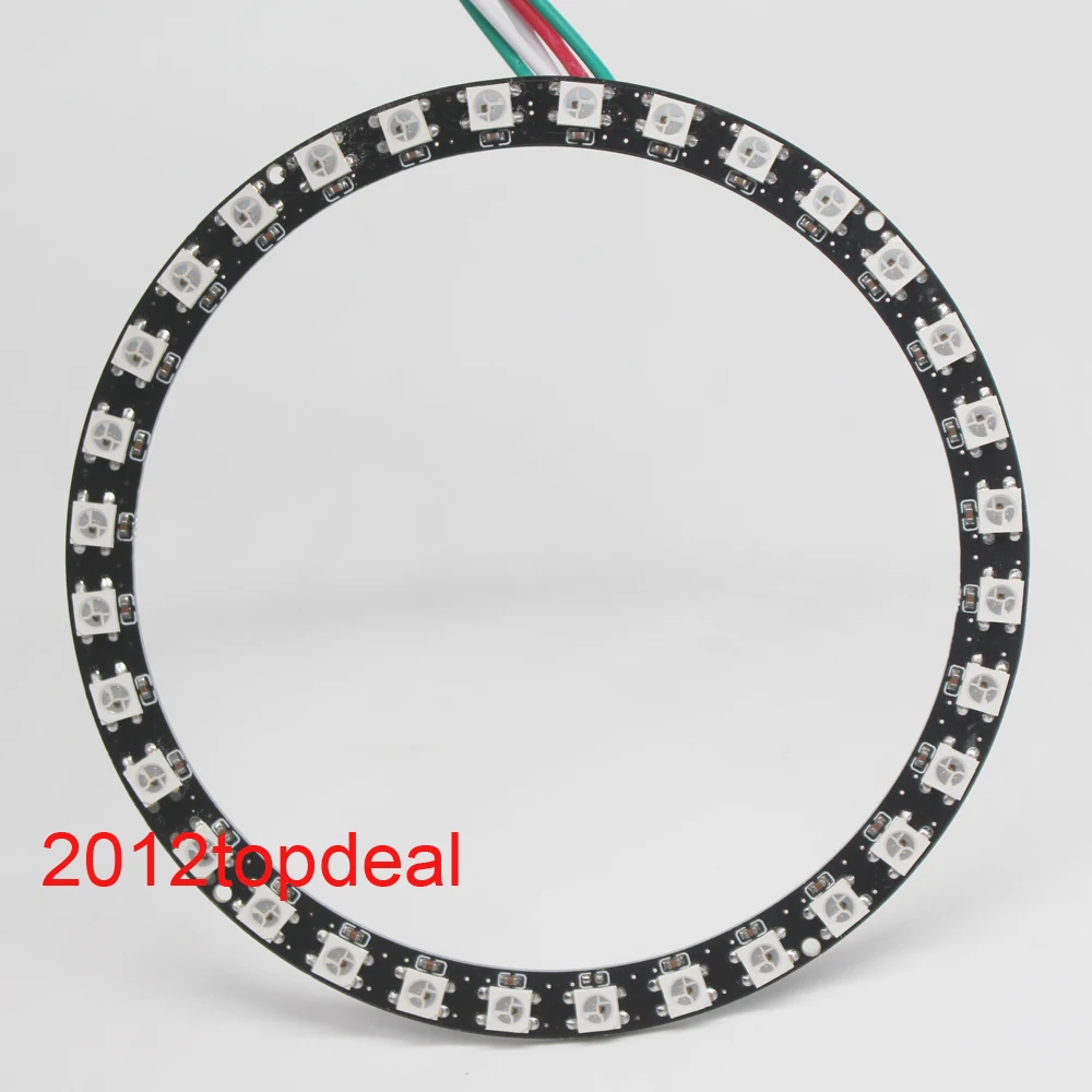 WS2812 5050 RGB LED 1 8 12 16 24 32 бит кольцевая лампа с интегрированным Драйвером|lamp light|led 1ring