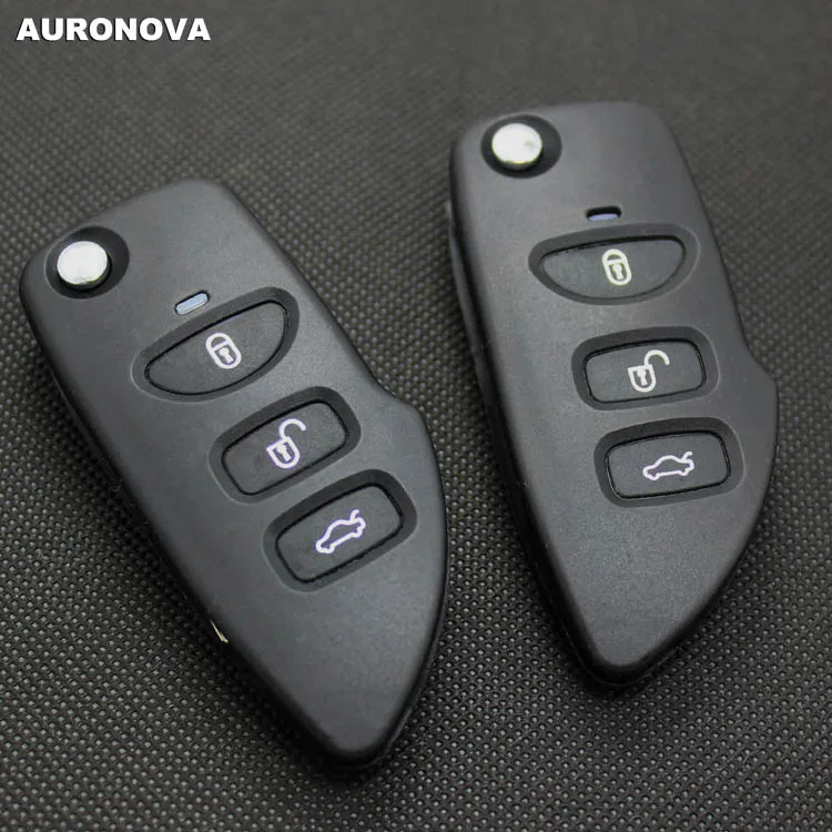 Новый обновленный складной ключ для Kia Cerato 3 + 1 чехол задней кнопки дистанционного