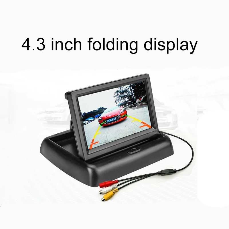 

Brand New 4.3 Inch HD Car Auto Foldable Screen Vehicle Reversing Parking Auxiliary Video Display High Quality Original Monitor