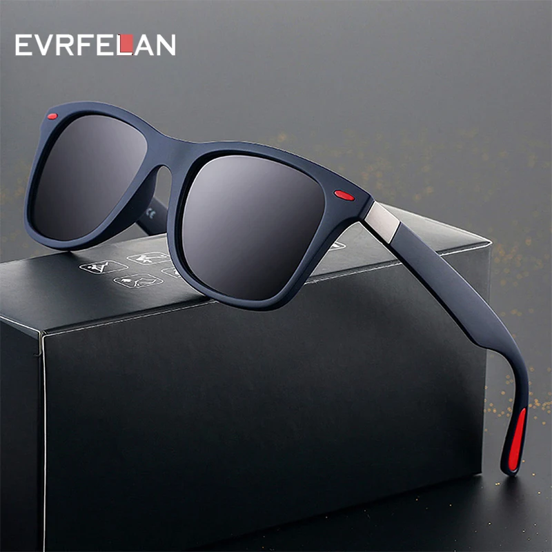 

Evrfelan Classic Polarized Sunglasses for Men Women Driving Square Sun Glasses Male Fashion Design Goggle UV400 gafas de sol