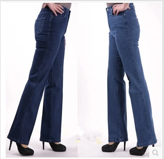 calca jeans reta feminina