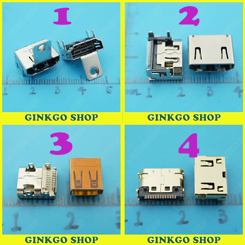 

25pcs/lot HDMI Jack &Mini HDMI 19pin Jack for Notebook Motherboard