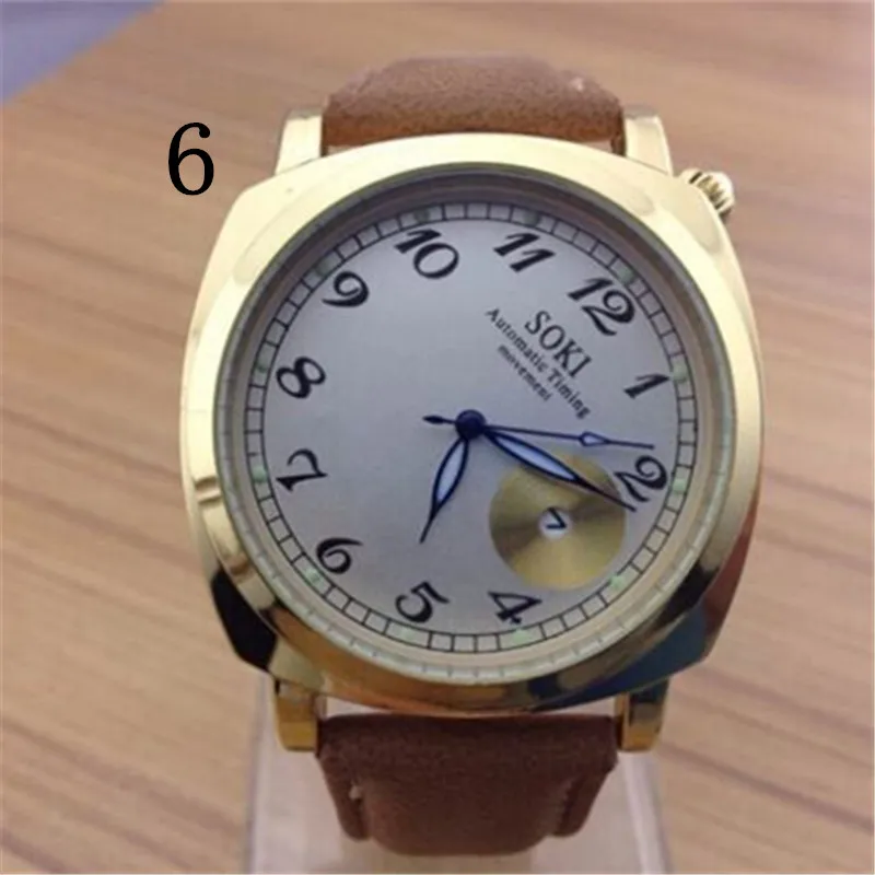 

zou's 2019 Men's Watches Business Calendar Fashion Casual Stainless Steel Non-mechanical Quartz Wristwatches102