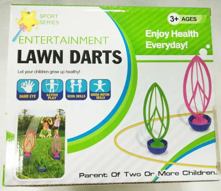 Lawn throwing circle to raise children s attention outdoor toys 6pcs set