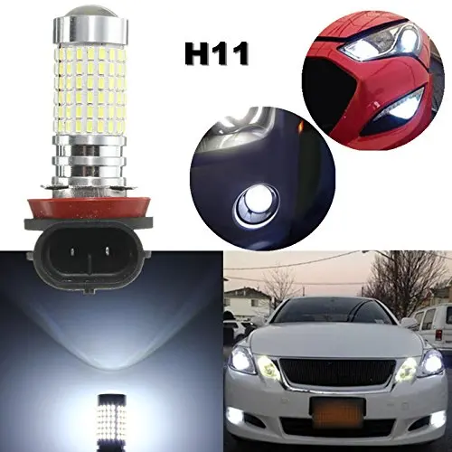 Светодиодные лампы Par H7 H8 H11 H10 9005 9006 1200 люмен 144 EX SMD Автомобильные светодиодные с