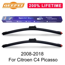 QEEPEI замены стеклоочистителей для Citroen C4 Великий Пикассо 2008- ветровое стекло резиновые автомобильные аксессуары