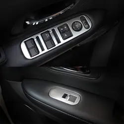 Для Honda HRV HR-V VezeL LHD 2014 2015 2016 4 шт./компл. ABS Chorme салона стеклоподъемник Панель Стикеры