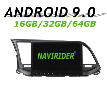 

High configuration Octa Core Android 9.0 Car GPS Multimedia For HYUNDAI Elantra 2016 10.1"Car Radio bluetooth 64GB large memory