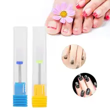 Для маникюра 2 цвета Керамический шлифовальный гвоздь сверло для ногтей маникюр с полировкой инструменты маникюрная машина