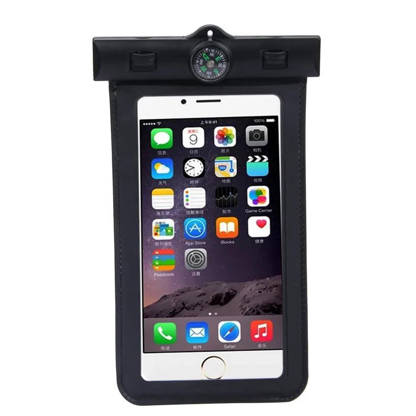 

Travel Swimming Waterproof Bag Case Cover for 5.5 inch Cell Phone drop shipping 0630