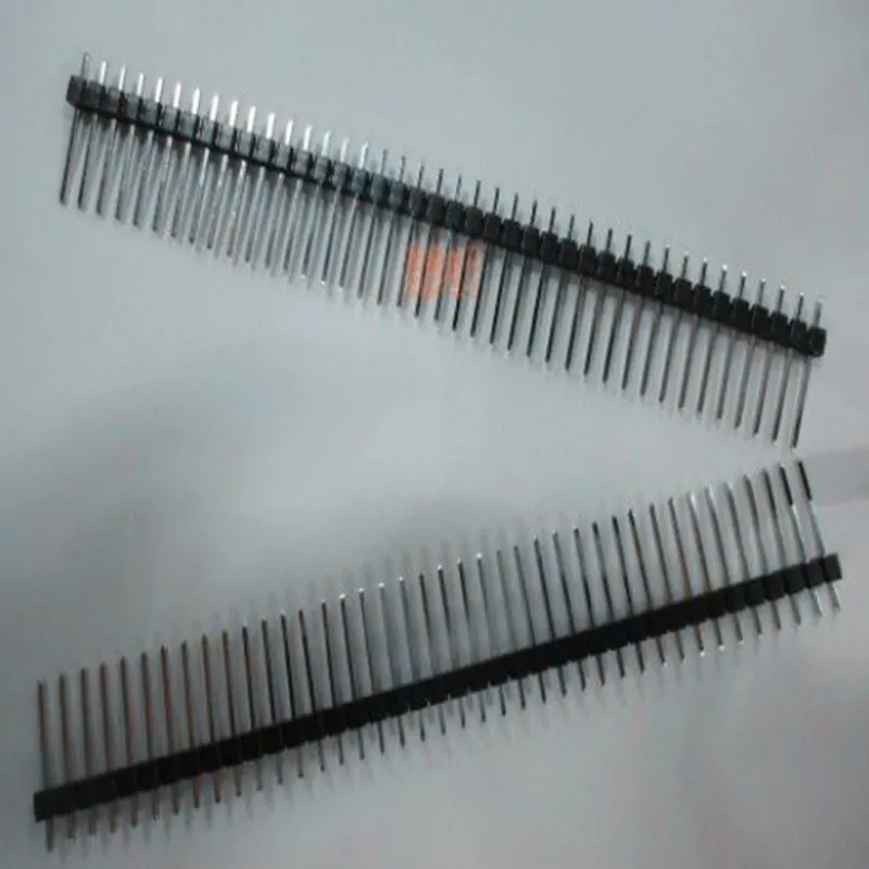 20 шт 2 54 мм расстояние 1 * 40PIN Однорядный штифт медная игла|pin 2.54mm|pin 2pin |