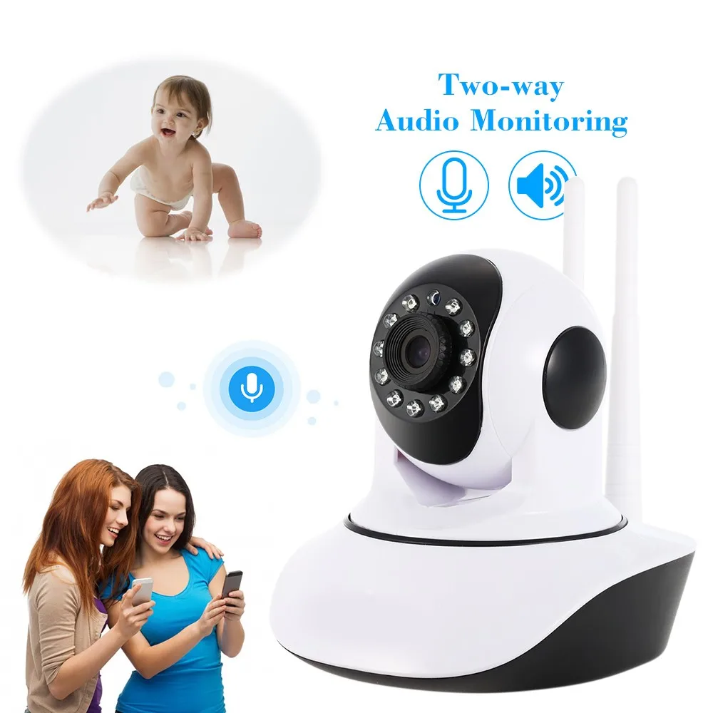 Home Security IP Camera Wireless Smart WiFi Camera WI-FI Audio Record Surveillance Baby Monitor HD Mini CCTV Camera